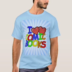 Ik hou van stripboeken t-shirt
