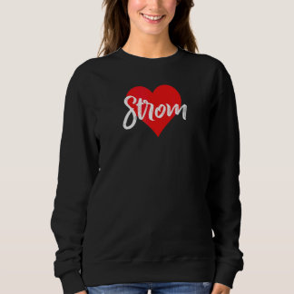 Ik hou van stroom voornaam liefde hart trui