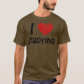 Ik hou van studeren t-shirt