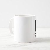 Ik hou van succes koffiemok (Voorkant links)