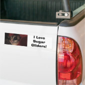 Ik hou van suikerbieren! bumpersticker (Op Truck)