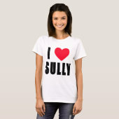 Ik hou van Sully I HEART Sully T-shirt (Voorkant volledig)