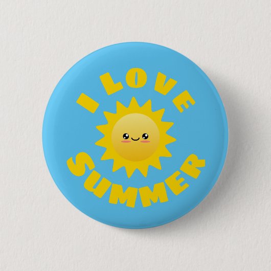 Ik hou van Summer Button (Voorkant)