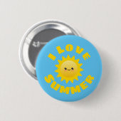 Ik hou van Summer Button (Voorkant /achterkant)