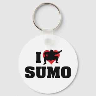 Ik hou van Sumo-sleutelhanger Sleutelhanger