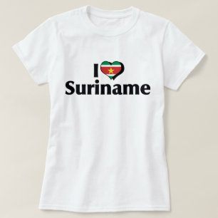 Ik hou van Suriname Vlag Shirt