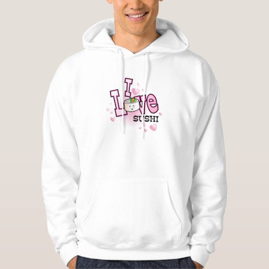 Ik hou van sushi hoodie (Voorkant)