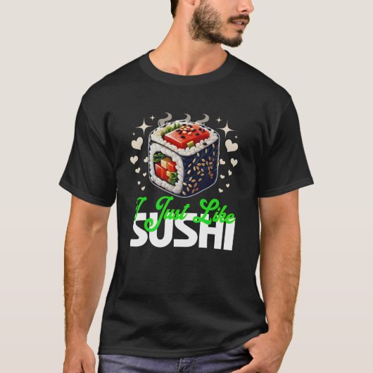 Ik hou van sushi t-shirt (Voorkant)