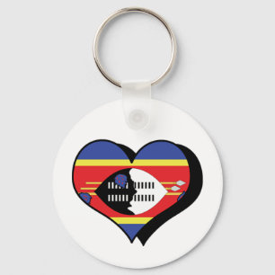 Ik hou van Swaziland Sleutelhanger