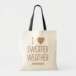 Ik hou van Sweater Weather Tote Bag