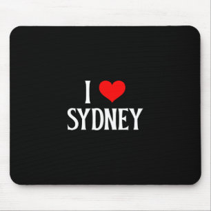 Ik hou van Sydney Ik Hart Sydney Australië Oz Reiz Muismat
