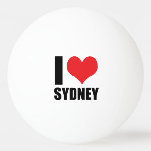 Ik hou van Sydney Pingpongballen