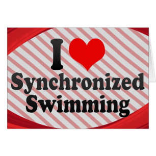 Ik hou van synchroon zwemmen