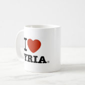 Ik hou van Syrië Koffiemok (Voorkant links)