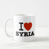 Ik hou van Syrië Koffiemok (Links)