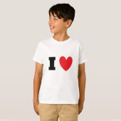 Ik hou van ___ t-shirt (Voorkant volledig)