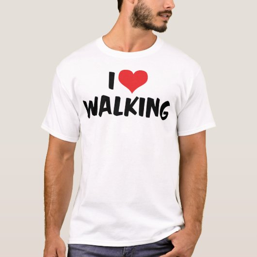 Ik hou van T-Shirt lopen (Voorkant)