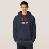 Ik hou van T-shirts met hoodies (Voorkant volledig)