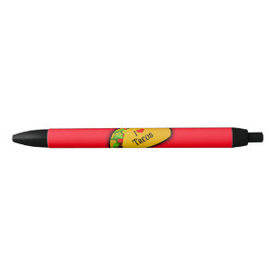Ik hou van Tacos Zwarte Inkt Pen