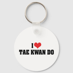 Ik hou van Tae Kwan Do Sleutelhanger