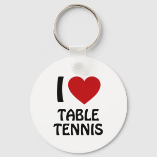 Ik hou van Taftennis Sleutelhanger