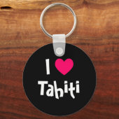 Ik hou van Tahiti Sleutelhanger (Voorkant)