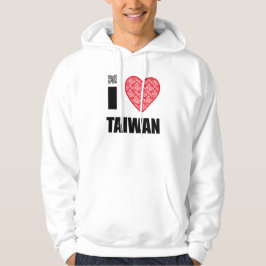Ik hou van TAIWAN Hoodie