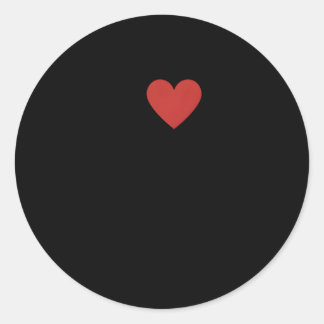 Ik hou van tally instabiele Humor Ronde Sticker