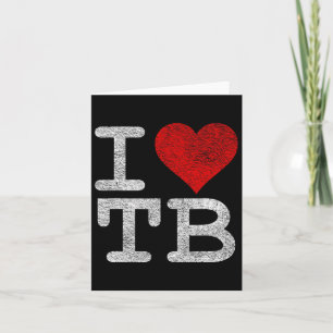 Ik hou van Tampa Bay I Heart Tb Florida Voetbal Kaart