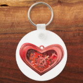 Ik hou van tandwielen sleutelhanger (Voorkant)