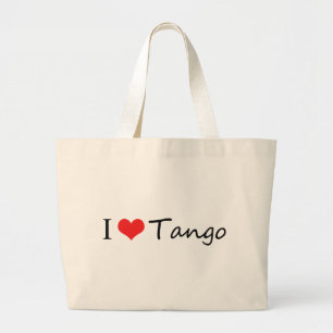 Ik hou van tango coole producten! grote tote bag