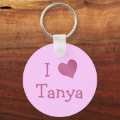Ik hou van Tanya Sleutelhanger (Voorkant)