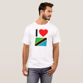 ik hou van tanzania t-shirt (Voorkant volledig)