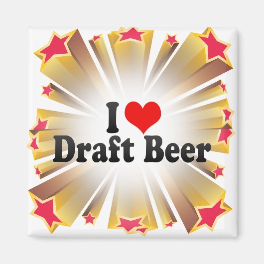Ik hou van tapbier magneet (Voorkant)