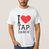 Ik hou van tapdansdansen t-shirt (Voorkant)
