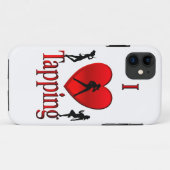 Ik hou van tapdansen Case-Mate iPhone case (Achterkant (horizontaal))