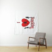 Ik hou van tapdansen wandkleed (In situ)