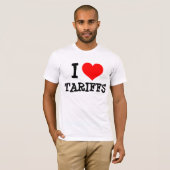 IK HOU VAN TARIEVEN T-SHIRTS (Voorkant volledig)