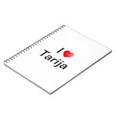 Ik hou van Tarija Notitieboek (Linkerzijde)