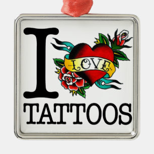 ik hou van tattoos tattoo met dat ontwerp metalen ornament