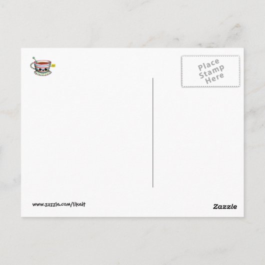 Ik hou van Tea Briefkaart (Achterkant)