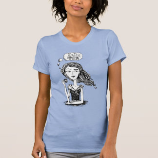 Ik hou van Tea Ink Drawing Girl T-shirt