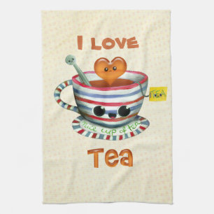 Ik hou van Tea Theedoek