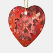 Ik hou van techniek keramisch ornament (Links)