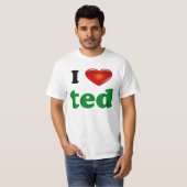 Ik hou van Ted Shirt (Voorkant volledig)