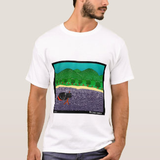 Ik hou van teken, zwart lab - Stephen Huneck T-shirt