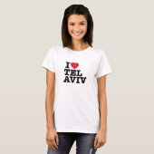 Ik hou van Tel Aviv T-shirt (Voorkant volledig)