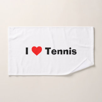 Ik hou van Tennis Handdoek