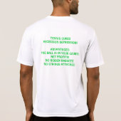 Ik hou van Tennis! T-shirt (Achterkant)