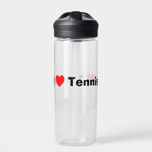 Ik hou van Tennis Waterfles (Voorkant)